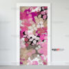 Αυτοκόλλητο πόρτας PinkFeast πλαστικοποιημένο | egoetego.gr