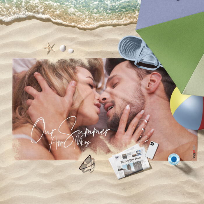 Πετσέτα Θάλασσας OurSummer με Φωτογραφία